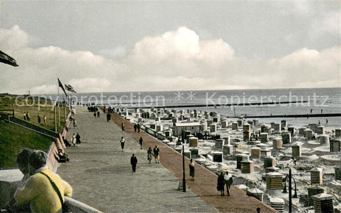 BORKUM Nordseebad Niedersachsen Weg zum Nordbad Promenade Strand Nordseeheilbad