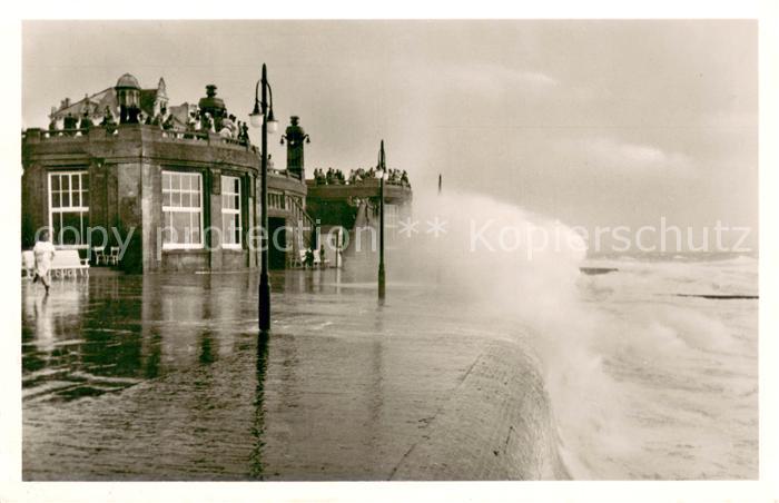 BORKUM Nordseebad Niedersachsen Springflut Nordseebad