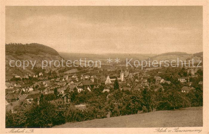 Mosbach Baden Blick vom Panoramaweg