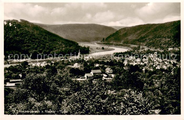Neckargerach Panorama Neckartal