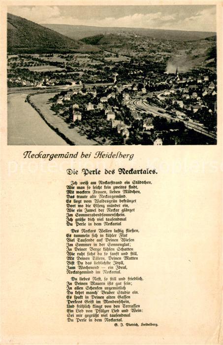 Neckargemuend Die Perle des Neckartales Gedicht