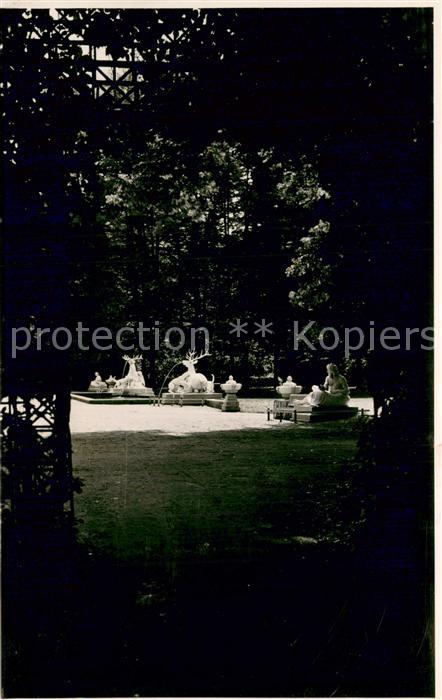 Schwetzingen Hirschgruppe im Schlossgarten