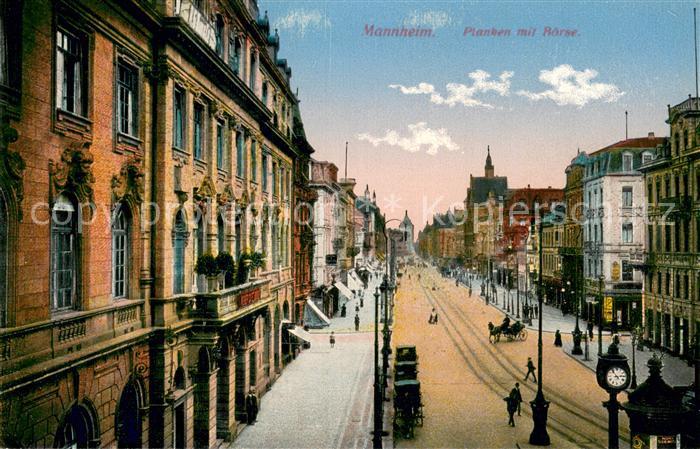 MANNHEIM BW Planken mit Boerse