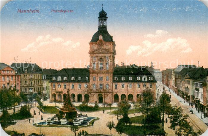 MANNHEIM BW Paradeplatz Denkmal