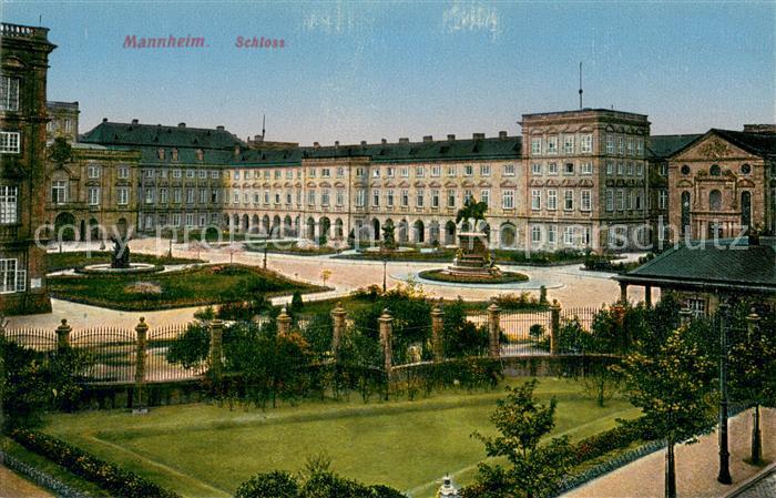 MANNHEIM BW Schloss Denkmal