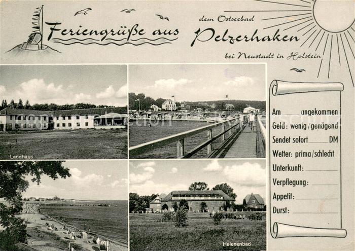 Pelzerhaken Landhaus Strand Helenenbad Mole