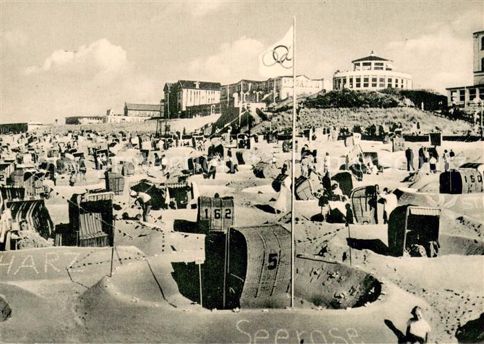 Wangerooge Nordseebad Strandpartie
