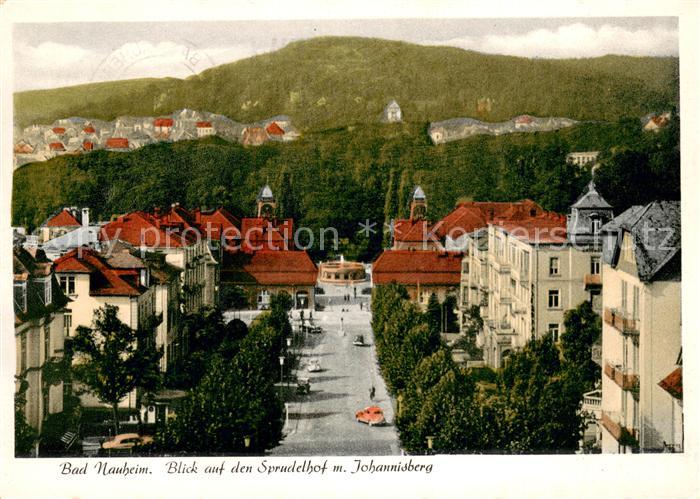 Bad Nauheim Blick auf den Sprudelhof mit Johannisberg