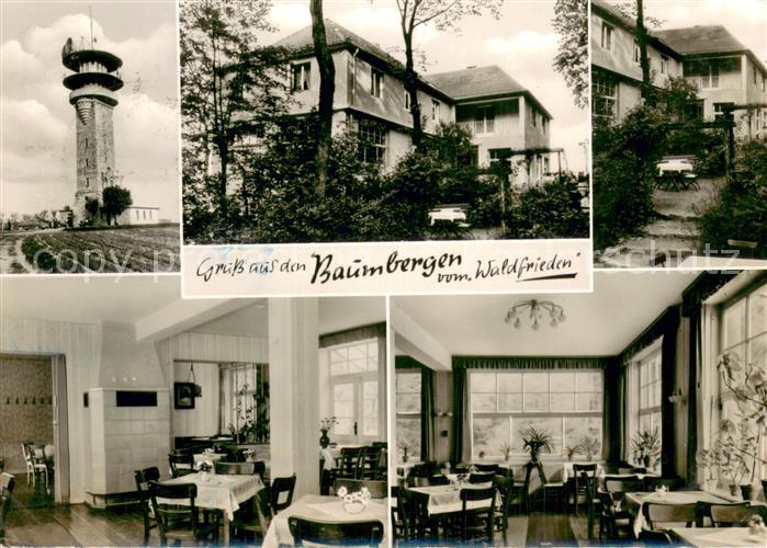 Havixbeck Ausflugslokal Waldfrieden in den Baumbergen Aussichtsturm