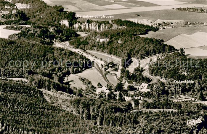 Hoennetal Hemer Fliegeraufnahme Haus Recke Die sieben Jungfrauen