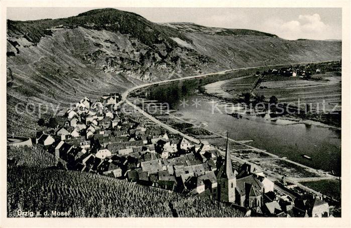 uerzig Totalansicht Foto Josef Albertz Fluss