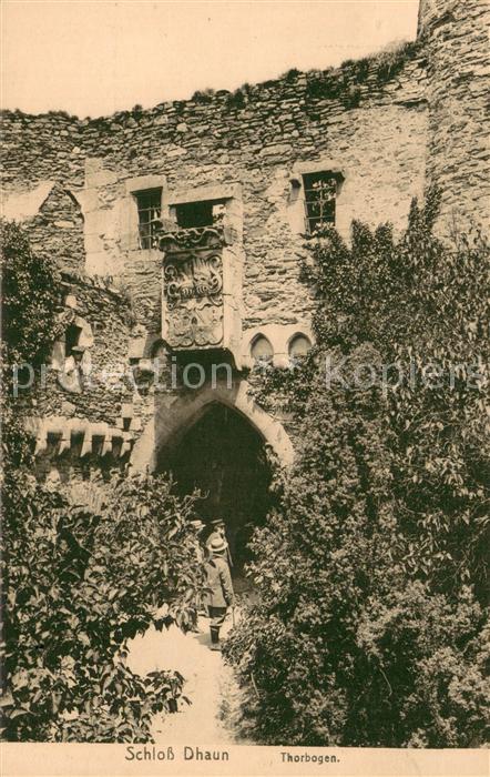 Daun Eifel Schloss Dhaun Torbogen