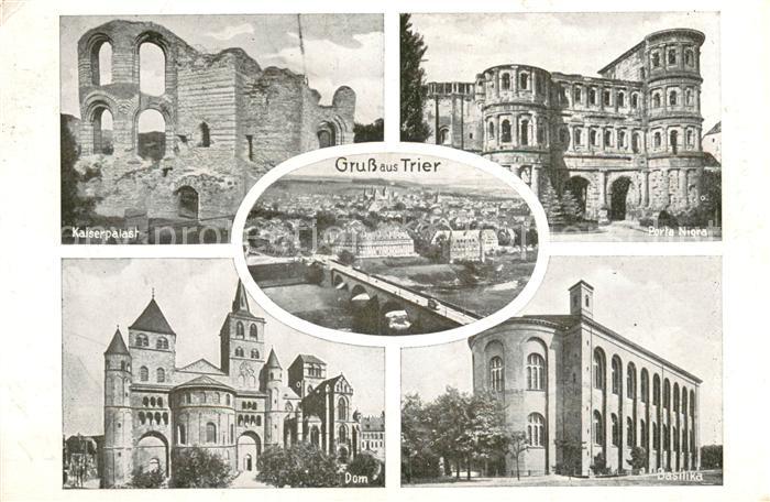 TRIER CITY Dom Kaiserpalast Porta Nigra Basilika