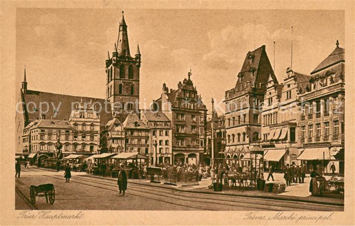 TRIER CITY Hauptmarkt Markttag