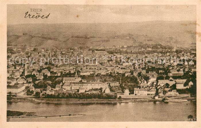 TRIER CITY Totalansicht Fluss