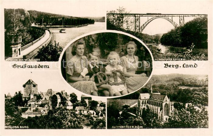 Schloss Burg Wupper Kinder mit Schloss Burg-Brezeln Muengstener Bruecke Altenber