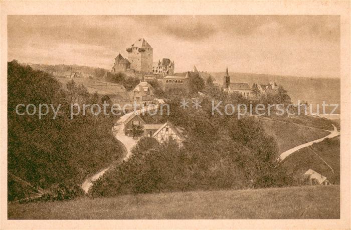 Schloss Burg Wupper Karte des Schlossbau-Vereins