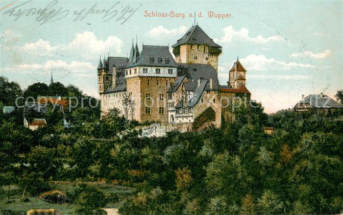 Schloss Burg Wupper Gesamtansicht