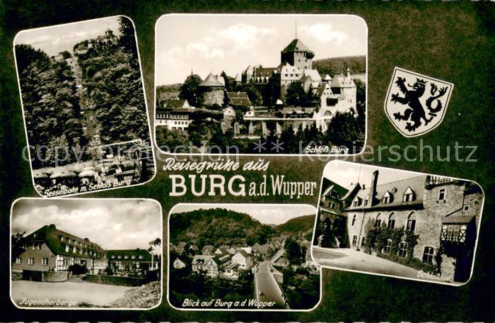 Burg Wupper Sesselbahn Schloss Burg Schlosshof Jugendherberge