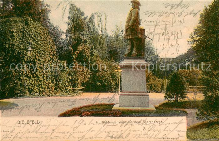 BIELEFELD CITY Kurfuerstendenkmal auf dem Sparenberge