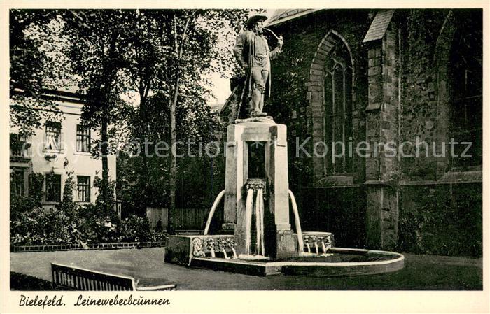 BIELEFELD CITY Leineweberbrunnen