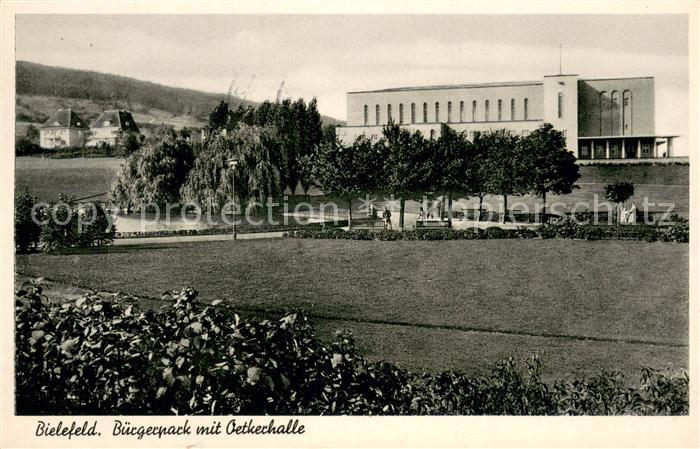 BIELEFELD CITY Buergerpark mit Oetkerhalle