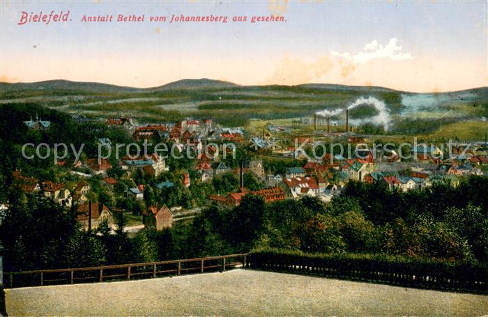 Bethel Bielefeld Anstalt Bethel vom Johannesberg aus