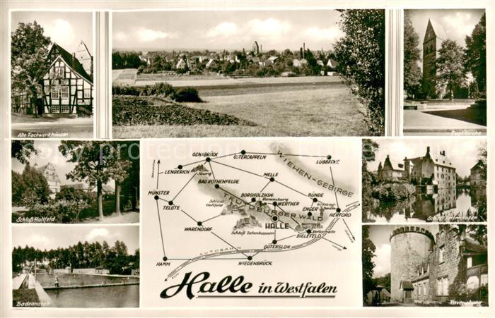 Halle Westfalen Schloss Holtfeld Ravenburg Schloss Tatenhausen Fachwerk Topograf