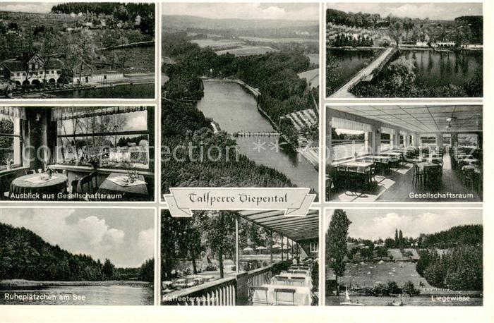 Diepental Talsperre diepental Ausflugslokal und Erholungsstaette Pension Strandb