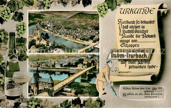 Traben-Trarbach Trink-Urkundenkarte Strassenbahn
