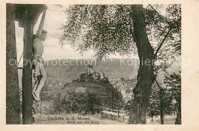 Kochem Blick auf die Burg
