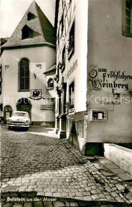 Beilstein Mosel Gaststaette Zum Froehlichen Weinberg