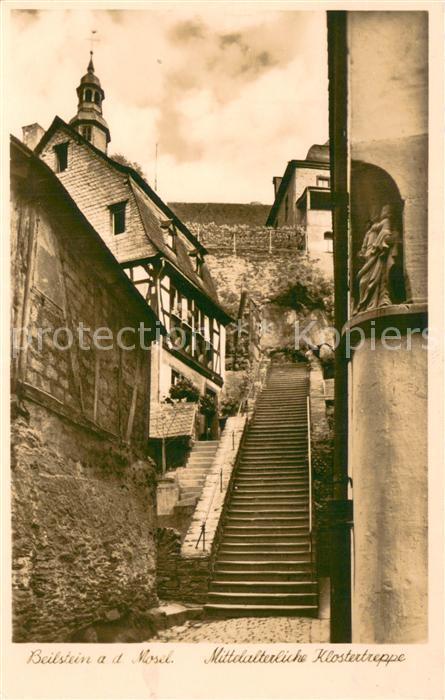 Beilstein Mosel Mittelalterliche Klostertreppe Fachwerk