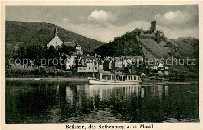 Beilstein Mosel Rothenburg an der Mosel Faehre