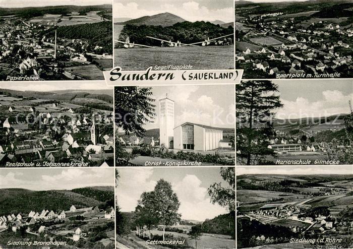 Sundern Sauerland Papierfabrik Johanneskirche Brandhagen Settmeckertal Segel-Flu