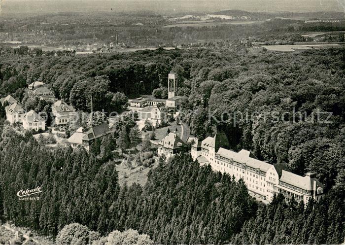 Leichlingen Rheinland Fliegeraufnahme Sanatorium Roderbirken