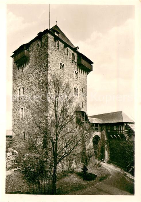Schloss Burg Wupper Der Bergfried Turm