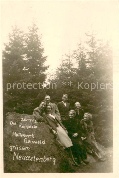 Neuastenberg Huettenwerk Geisweid Kurgaeste
