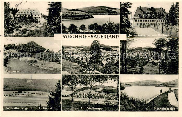 Meschede Haus Dortmund Hennetalsperre Jugendherberge Klausenberg Panorama Am Mai