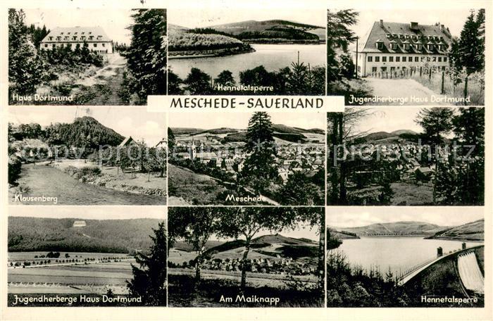 Meschede Haus Dortmund Hennetalsperre Jugendherberge Klausenberg Panorama Am Mai