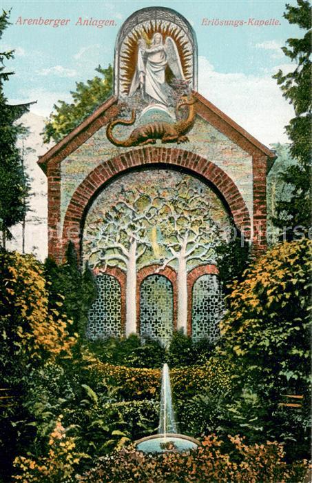 Arenberg Koblenz Erloesungskapelle in den Arenberger Anlagen