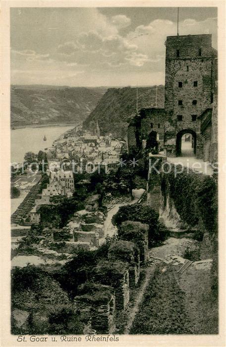 St Goar mit Ruine Rheinfels