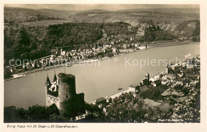 St Goar mit St Goarshausen Burg Katz