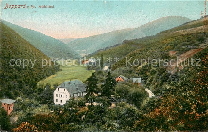 Boppard Rhein Partie im Muehltal Pension Henzler