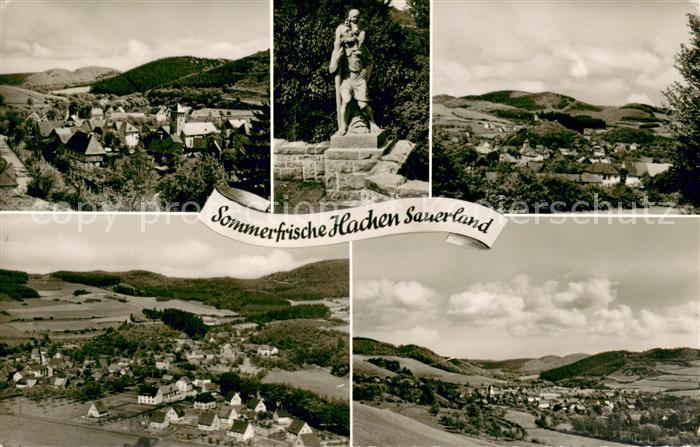 Hachen Sauerland Panorama Denkmal