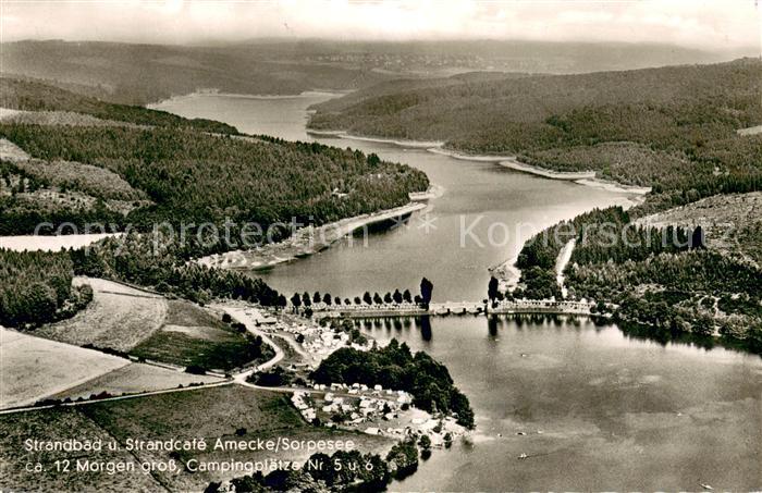 Sorpesee Sauerland Strandbad und Strandcafe Amecke