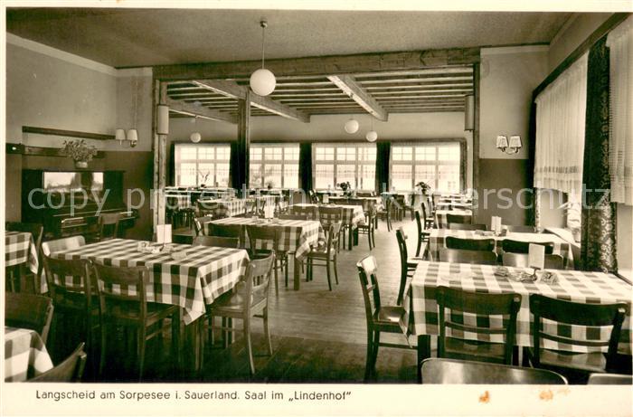 Langscheid Sorpesee Saal in der Lindenhof Gaststaette