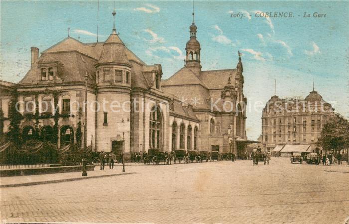 Coblence Coblenz Koblenz La Gare