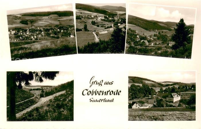 Cobbenrode Sauerland Panorama Teilansichten