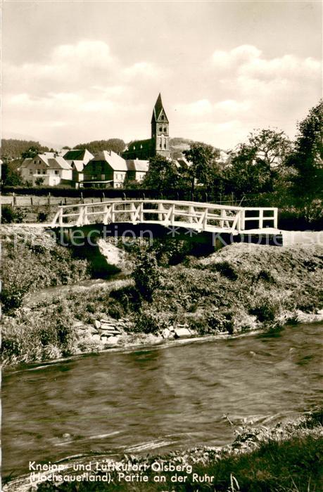 Olsberg Sauerland Partie an der Ruhr